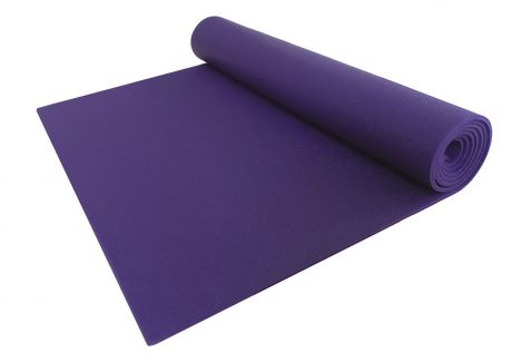 Коврик для йоги и фитнеса Rishikesh Ришикеш фиолетовый 175 х 60 х 0,45, фиолетовый
