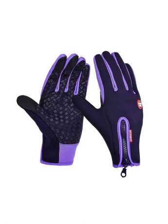 Перчатки лыжные MoscowCycling MC-GLOVE-04-L, фиолетовый