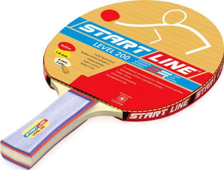 Ракетка для настольного тенниса StartLine "Level 200", прямая