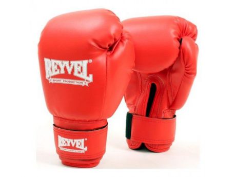 Боксёрские перчатки Reyvel Винил BPRY001-RD10, красный, 10 унций