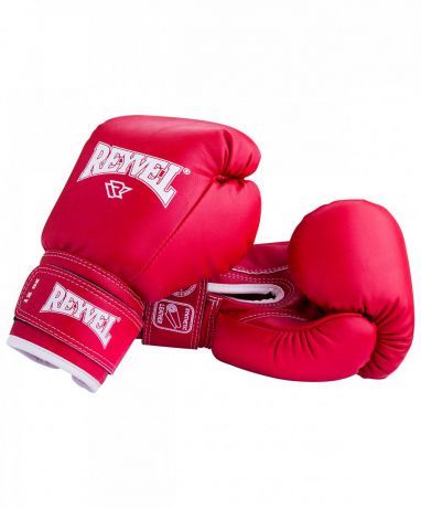 Перчатки боксерские REYVEL RV-101, 14oz, к/з, красный