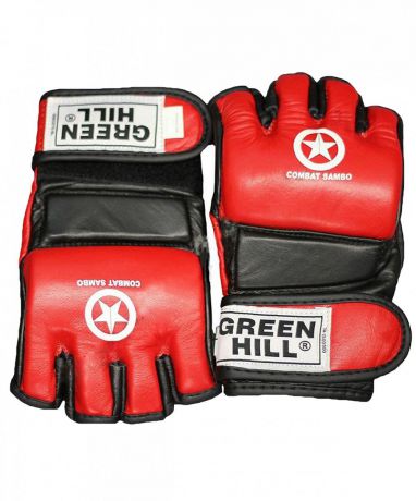 Перчатки для единоборств Green Hill COMBAT SAMBO MMR-0027CS, 0635409669598, размер S, красный