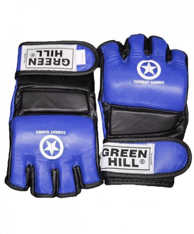 Перчатки для единоборств Green Hill COMBAT SAMBO MMR-0027CS, 0635409669666, размер L, синий