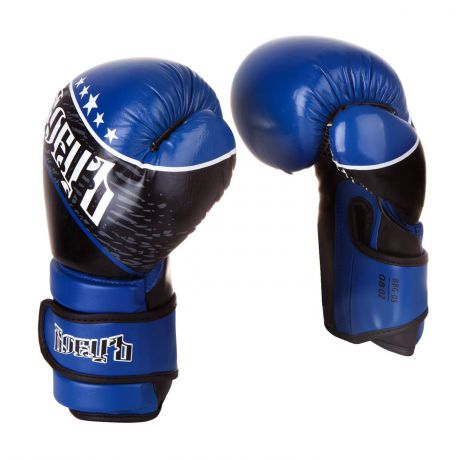 Боксерские перчатки БоецЪ BBG-05, BBG-05-04, синий