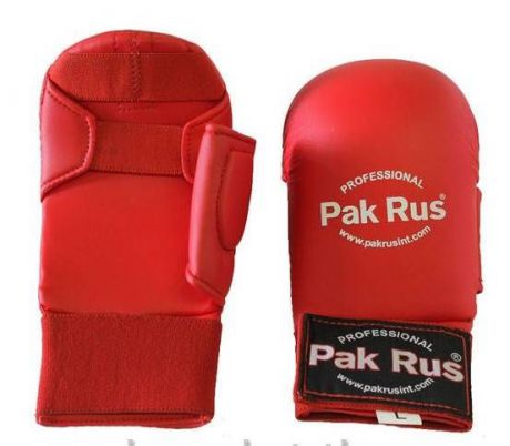 Перчатки для карате Pak Rus PR-09-002, PR-09-002-07, красный