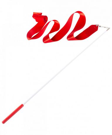 Лента для художественной гимнастики Amely AGR-201, УТ-00012827, 4 м, с палочкой 46 см, красный