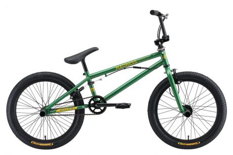 Велосипед STARK Madness BMX 2 2019, желтый, зеленый