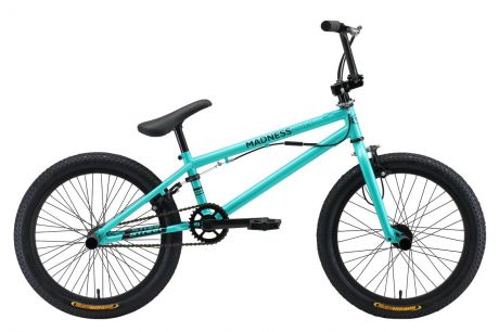 Велосипед STARK Madness BMX 1 2019, голубой, черный