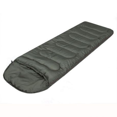 Спальный мешок Rival Camp bag, хаки, молния справа, 220х70 см