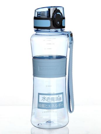 Бутылка для воды UZSPACE Magic Ion, цвет: синий, 550 мл
