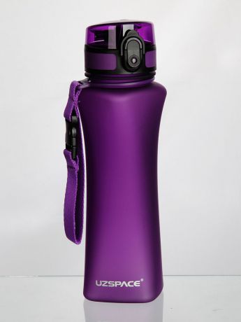Бутылка для воды UZSPACE One-touch Sports Series Matt 500, 6008/purple, фиолетовый