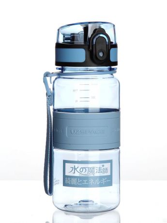 Бутылка для воды UZSPACE Magic Ion, Цвет: Синий, 350 мл
