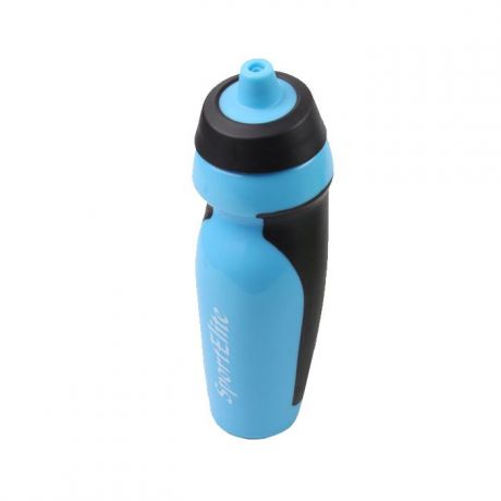 Бутылка спортивная SportElite В-420, голубой, черный, 600 мл