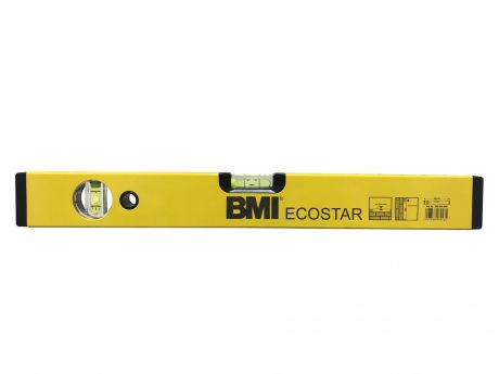 Уровень строительный BMI ECOSTAR 1000 мм с лазерной разметкой капсул 688100AW-ECO