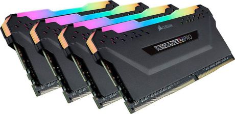 Модуль оперативной памяти Corsair DDR4 64 ГБ (4 х 16 ГБ), CMW64GX4M4K3600C18