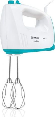 Миксер ручной Bosch, MFQ36300D, бирюзовый, белый