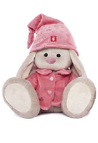 Мягкая игрушка Basik & Ko Budi Basa "Зайка Ми в Розовой Пижаме", SidS-070, бежевый, 18 см