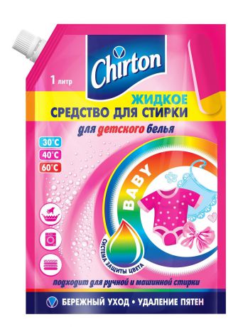 Жидкое средство для стирки Chirton ch-233, розовый, 1.039