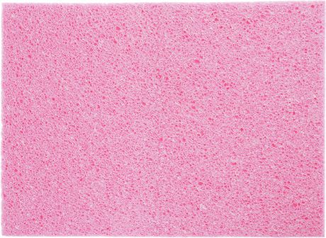 Губка OHE / для уборки, абсорбирующая, 30 х 22 х 0,8 см, арт. 904608, розовый