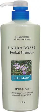 Шампунь для волос LAURA ROSSE / Растительный шампунь "Розмарин", для нормальных волос, 510 мл, арт. 410773