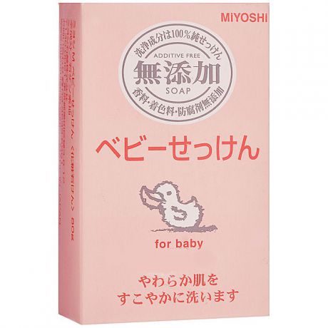 Мыло туалетное MIYOSHI / для всей семьи, на основе натуральных компонентов, 80 г, арт. 002024