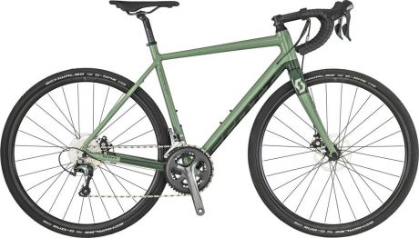 Велосипед шоссейный Scott Speedster Gravel 30, 269907, зеленый, размер рамы L/56