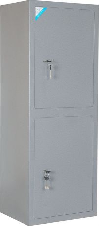 Шкаф офисный Меткон ШМ-120/2, серый, 120 х 44 х 36,5 см