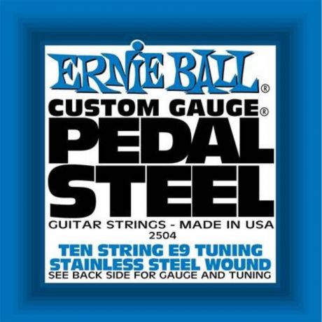 Струны для электрической гитары Ernie Ball Stainless Steel 10-String E9 Pedal Guitar, 10 шт, P02504