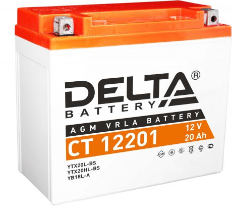 Аккумулятор для мототехники Delta CT 12201