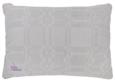 Подушка Primavelle "Lino", наполнитель: лен, хлопок, цвет: светло-серый, 50 х 72 см
