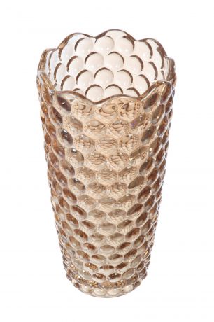Ваза IsmatDecor Стеклянная ваза, ST-10 золотистый, золотой