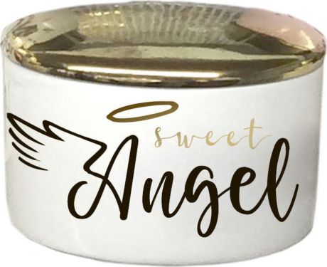 Шкатулка декоративная Magic Home Angel, 79916, золотой