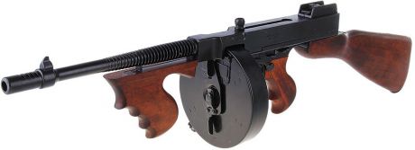 Сувенирное оружие Denix Макет пистолета-пулемета Томпсон Tommy-Gun M1928, 45 мм, Америка, 1920 г., 21 ? 106 ? 25 см