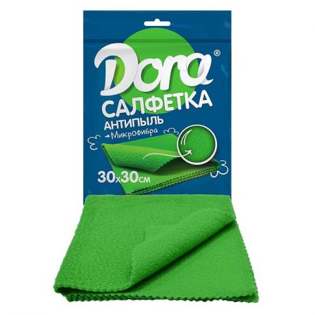 Салфетка Dora Антипыль, зеленый