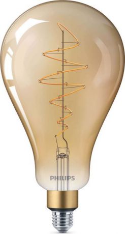 Лампочка светодиодная Philips Vintage, 929001873501, цоколь E27, 6,5W, 2000K