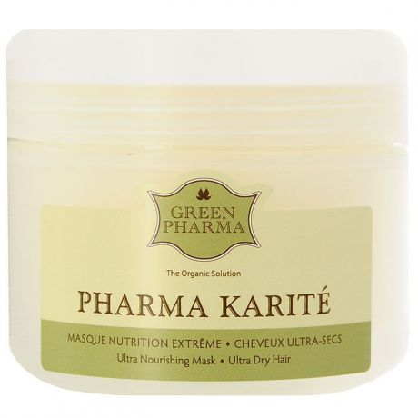 Маска Greenpharma "Pharma Karite" питательная, для сухих волос, с маслом карите, 250 мл