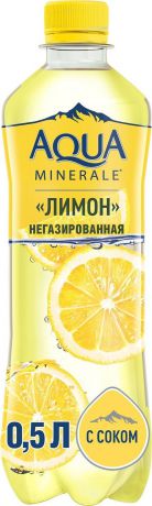 Вода Aqua Minerale "Лимон", с соком, 500 мл
