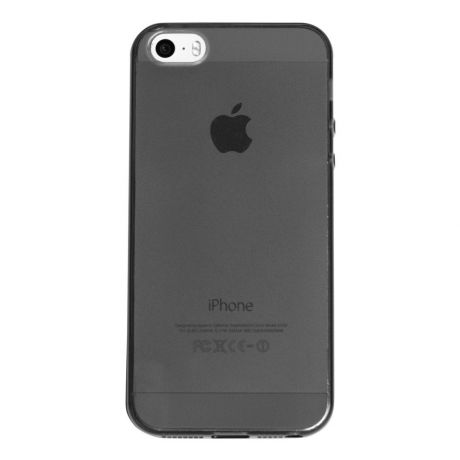 Чехол для сотового телефона ONZO Apple iPhone 5/5S/SE, черно-серый, черный, темно-серый, прозрачный