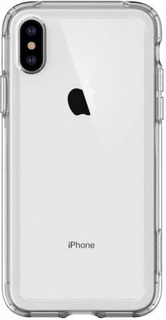 Чехол для сотового телефона SGP Crystal Hybrid (063CS25141) для Apple iPhone XS/X, прозрачный