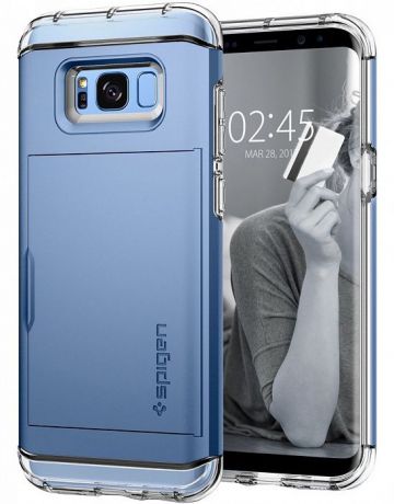 Чехол для сотового телефона SGP Crystal Wallet (565CS21088) для Samsung Galaxy S8, голубой