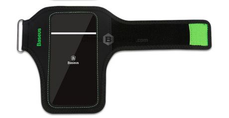 Чехол для сотового телефона Baseus Flexible Wristband (CWYD-A06) для смартфонов 5", зеленый