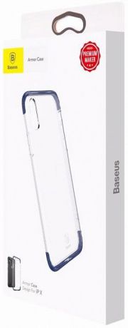 Чехол для сотового телефона Baseus Armor Case (WIAPIPHX-YJ03) для Apple iPhone X, синий