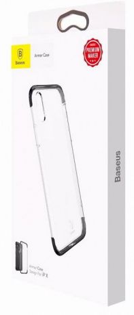 Чехол для сотового телефона Baseus Armor Case (WIAPIPHX-YJ01) для Apple iPhone X, черный