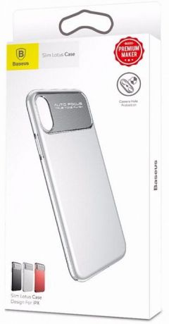 Чехол для сотового телефона Slim Lotus Case (WIAPIPHX-QF02) для Apple iPhone X, белый