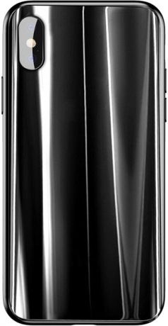 Чехол для сотового телефона Glass Sparkling Case (WIAPIPHX-KI01) для Apple iPhone X, черный