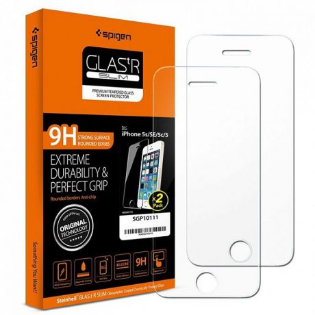 Защитное стекло SGP Oleophobic Coated Tempered Glass GLAS.tR SLIM (SGP10111) для iPhone 5/5S, прозрачный