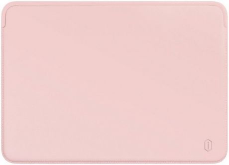 Чехол для ноутбука Wiwu Skin Pro Leather для MacBook Pro 13", розовый