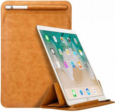 Чехол для планшета Jison Magnetic Four Fold Stand (JS-PRO-23M20) для iPad Pro 10.5, коричневый