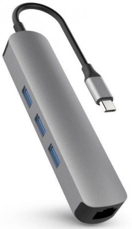 USB-концентратор HyperDrive 6-in-1 USB-C, серый