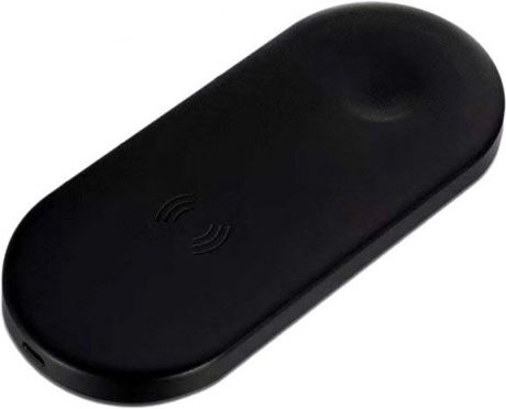 Беспроводное зарядное устройство COTEetCI  2in1 Wireless Charger, черный